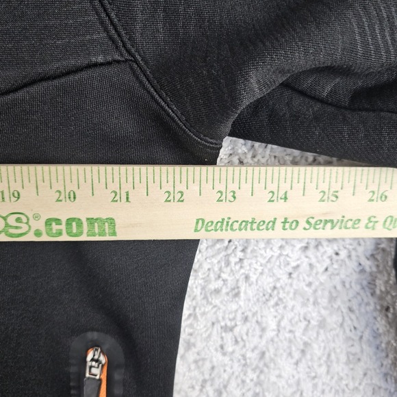 509 Tech Full Zip Jacket Men's Large Pockets Orange Black Thumbholes - Picture 3 of 16